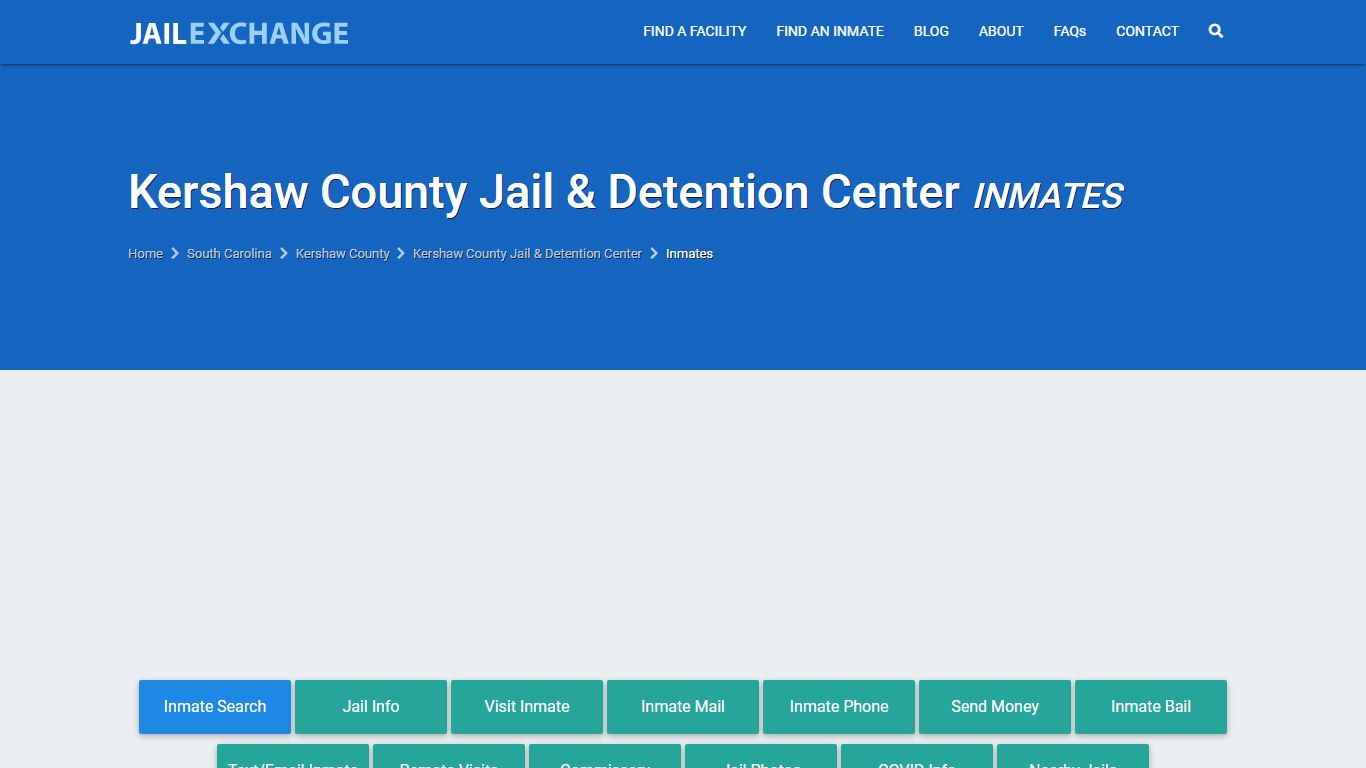 Kershaw County Jail Inmates | Arrests | Mugshots | SC